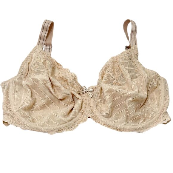 Chantelle Rive Gauche C32810 Lace Unlined Full Coverage Underwire Bra 38H France - Picture 1 of 11